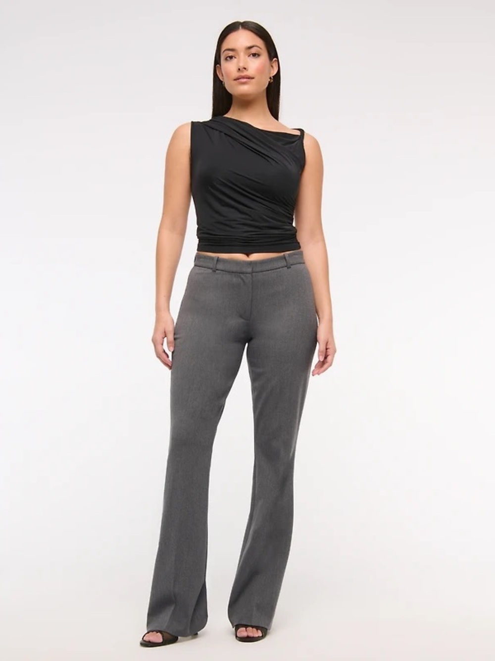 NWT Abercrombie & Fitch Curve Love Low Rise Stretch Slim Boot Pant